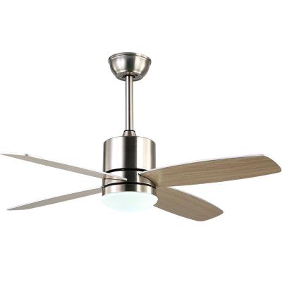 China Traditional breeze. 42 Inch Metal Lamp Body Gray Fan Leaf Wind Ceiling Fan Natural Light Lux High Shine for sale