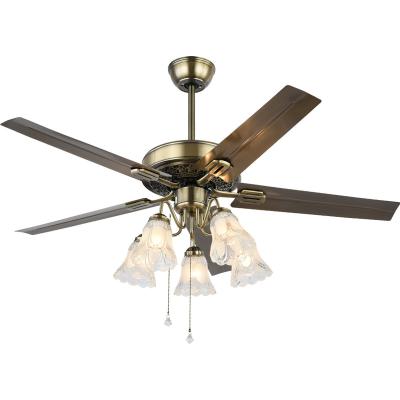 China Beautiful Breezelux post-modern special design DC motor 48 inch 5 blades LED remove control ceiling fan with light for sale