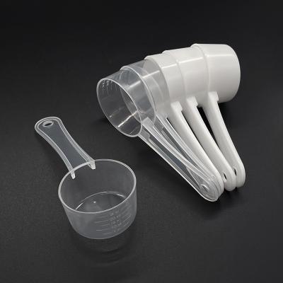 China BPA Free 15g 30ml Round Food Grade Plastic Scoop Protein Powder Scoop For Sports Nutrition for sale