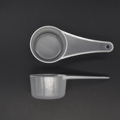 China BPA Free Hot Sale Food Grade 30g Protein Powder Scoop 60ml Plastic Measuring Spoons for sale