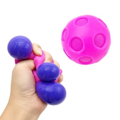 China Stress Relax Custom Design TPR Sensory Stress Release Slow Rising Squishy Squishy Balls For Kids for sale