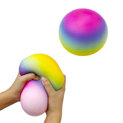 China Stress Relax Giant Trigger Duct Toys Squeeze Stress Ball Colorful Fidgeting Person Toy Manufacturer for sale