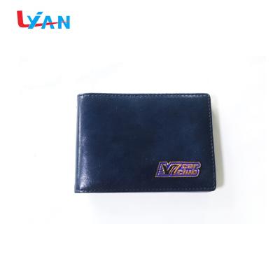 China Classic Original Hot Sale Black Factory PU Business Cards Wallet Business ID Credit Card Leather Holder for sale