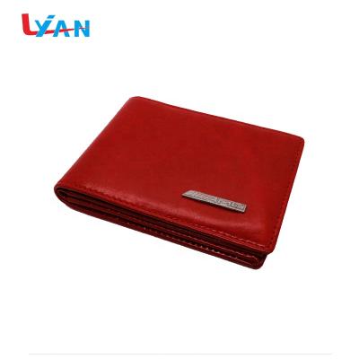 China Classic Custom Credit Card Holder With Silver Clip , PU Leather Business Card Holder Credit Case for sale