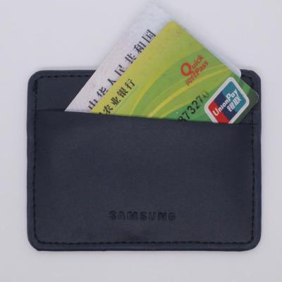 China Custom Genuine Leather ID Card Men ID Card Holder. for sale