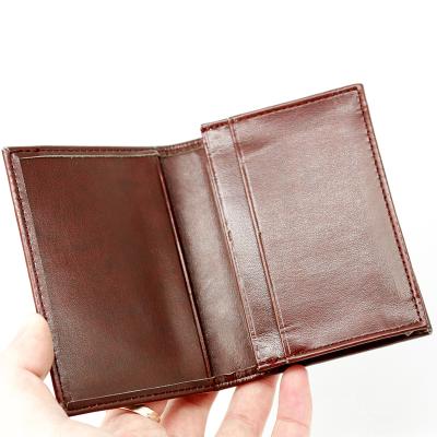 China Crocodile Small Brown Excellent Quality Waterproof Genuine Leather Card Holder Men's Wallet for sale