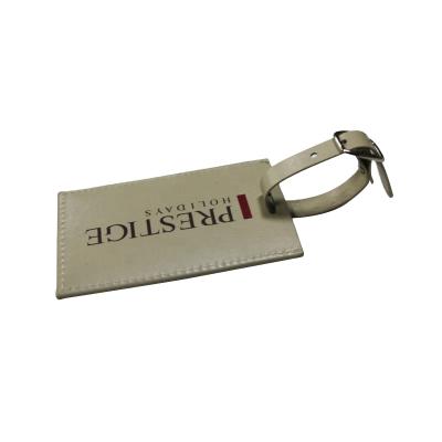 China Various Travel Promotional Gifts Leather Luggage Tag With Logo Bag Tag Straps Sublimation Custom Made for sale