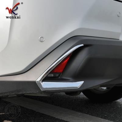 China Decorative ABS Chrome ABS Chrome Tail Fog Lamp Trim Rear Fog Light Cover Trim For Lexus UX200 UX250h UX260h Car Accessories for sale