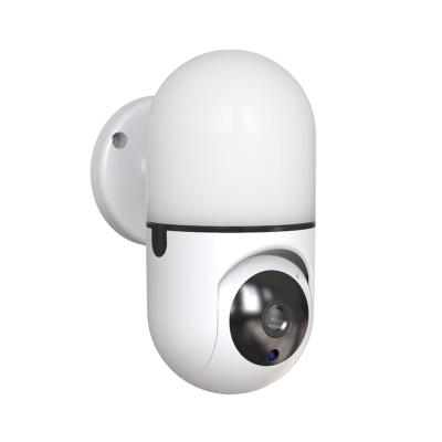 China Voice Surveillance Smart Camera 1080P Night Vision Wall Light Courtyard Lighting Lamp Wifi Camera for sale