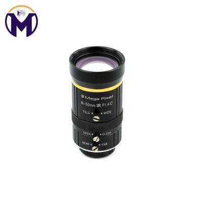 China High Quality Industrial HD Zoom 8-50mm Telephoto Lens Focal Length C-Mount Compatible With Raspberry Pi HQ Camera As Show for sale