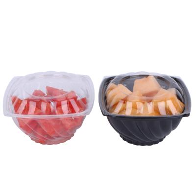 China Factory Wholesale Disposable Plastic Box Packaging Disposable Plastic Fruit Box With Lid for sale