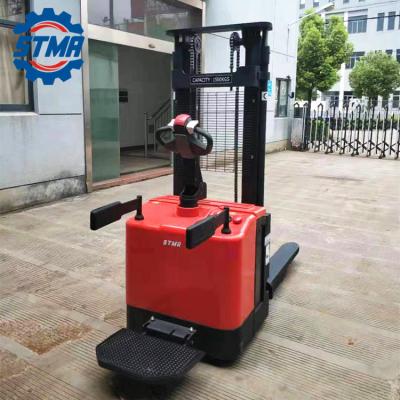 China New Low Noise STMA 1500kgs 2000kgs 2500kgs Full Electric Stacker with 3.5m 4m 4.5m 5m 5.5m and 6m optional for sale