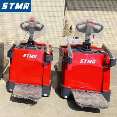 China Easy Operation Safety STMA Pallet Stacker 3tn 3ton Fully Electric Hand Pallet Truck With Curtis Controller for sale