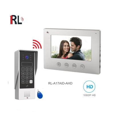 China Open Hot Sale 1080p Wireless Video Doorbell Camera Intercom Wireless Smart Doorbell Video Door Phone With ID To Open for sale