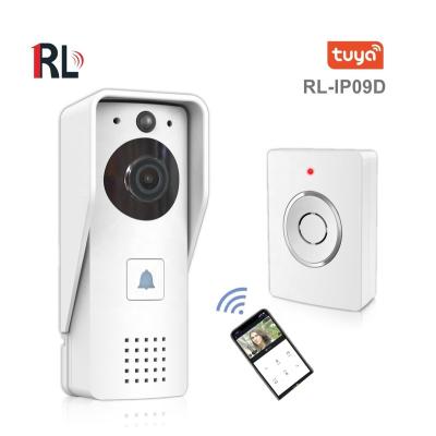 China Open Tuya doorbell video 1080p video doorbell outdoor wireless wifi camera smart home video door phone ring intercom for sale