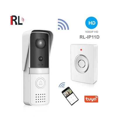 China Open high quality video wireless smart wireless doorbell smart wifi ring doorbell camera speaker 1080p tuya video intercom for sale