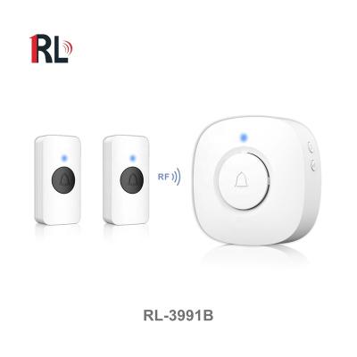 China 1000 91 easy to install wifi smart home waterproof wireless doorbell ac ring wireless doorbell with two remote control for sale