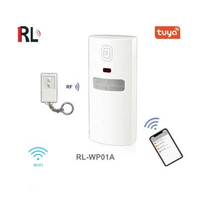 China Hot sale tuya motion sensor home indoor alarm personal wifi home alarm system with remote control and siren sound for sale