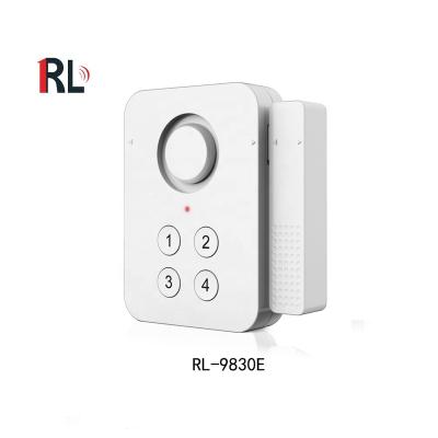 China Home smart wifi wireless keypad controlled door alarm sensor with siren sound and can control by code for sale