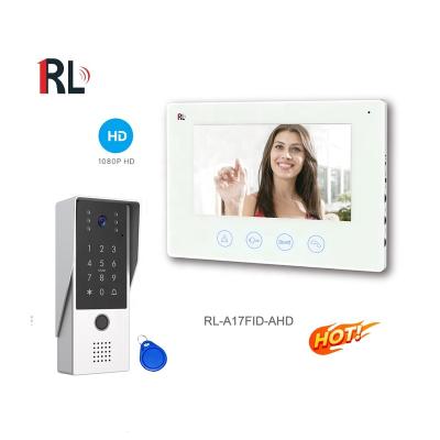 China Hot Sale Intercom Door Phone 1080p Video Doorbell Camera Intercom Ring Visual Radio With ID Fingerprint Unlock for sale