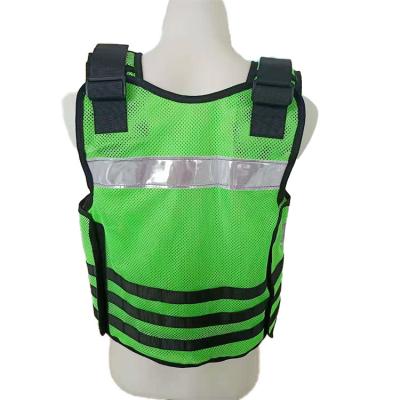 China Hot Selling Water Proof Water Proof Traffic Visibility High Waterproof Custom Fabric Mesh Safety Reflective Vest for sale