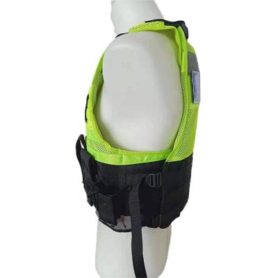 China New Water Proof High Visibility Tactical Reflective Adjustable Night Safety Fluorescent Vest for sale