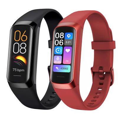 China Touch Screen Sports Smart Watch C60 Body Temperature IP67 Waterproof AMOLED Screen Smartwatch with Heart Rate Fitness Smart Band Wristband for sale