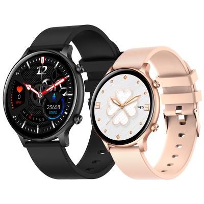 China Touch Screen Women Smartwatch Music Control BT Call Heart Rate Blood Pressure IP67 Sport Smart Watch Sleep Monitor Wristband Waterproof for sale