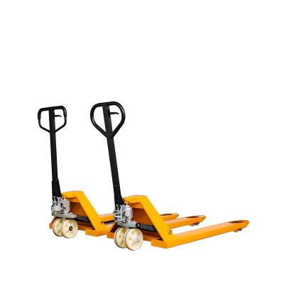 China Factory wholesale price sales manual hand pallet truck for manufacturing shop 80*68 for sale