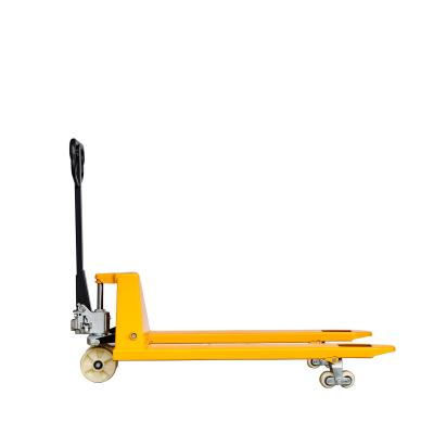 China Hot Selling Easily Operate And Labor Saving Manual Pallet Truck For Household Handling 80*68 for sale