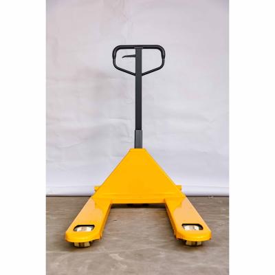 China Truck manufacturing direct sales lift smooth manual pallet truck for building materials store 80*68 for sale