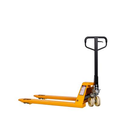 China China Manufacture Custom PU WheelHydraulic Hand Electric Pallet Truck For Handling 80*68 for sale