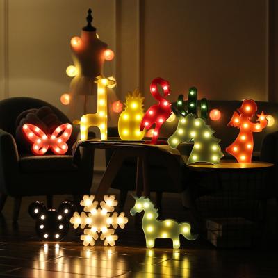 China New Hot Selling Minimalist Lamp Night Lights Led Style Wedding Birthday Party Christmas Led With Bulbs Letter Lights for sale