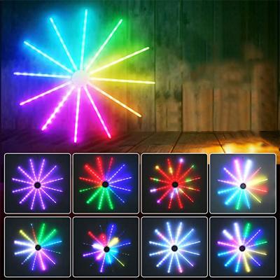 China Light Electronic RGBIC Music Atmosphere Fireworks Dream Colorful Lights Smart Sound Smelling With 40 Buttons APP Remote Control Led For Bedroom for sale