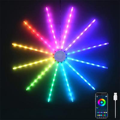 China 5vUSB LANDSCAPE Smart Fireworks Color APP Control Strip Light Dreamy Power Indicator Light For Christmas Decoration for sale