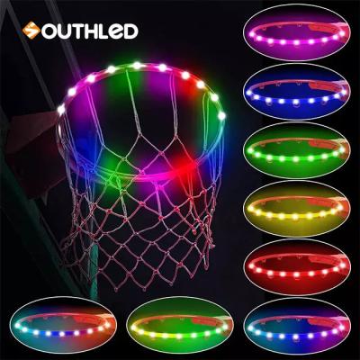 China Other Waterproof Basketball Hoop Light Bar Frame RGB IP65 Basketball Lightbar Led Solar Basket Light for sale