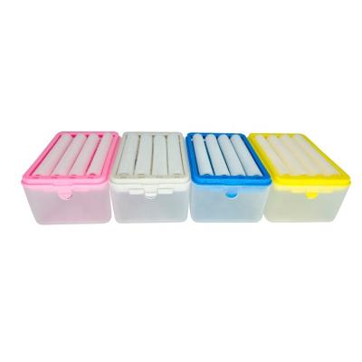 China 2022 Daily Hot Selling Amazon Smile Shower Soap Plastic Free Self-Draining Storage Box Portable Dual-Use Amazon Application Soap Box for sale