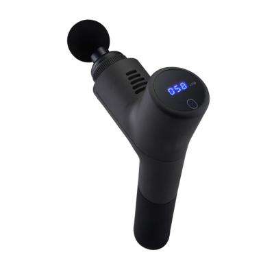 China 2021 New Design Body Cordless Touch Screen Vibration Muscle Massager Gun For Muscle Tension Relief for sale