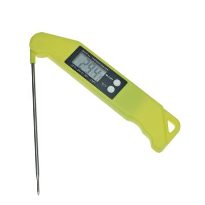 China BBQ Digital Instant Read Cooking Thermometer with Long Probe Stainless LCD Screen Foldable Meat Thermometers for sale