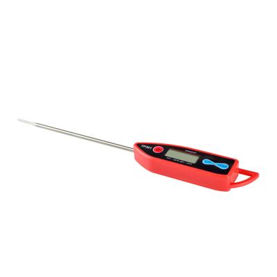 China New Quick Response Digital LCD Instant Read Super Fast Accurate Waterproof Cooking Meat Thermometer for sale