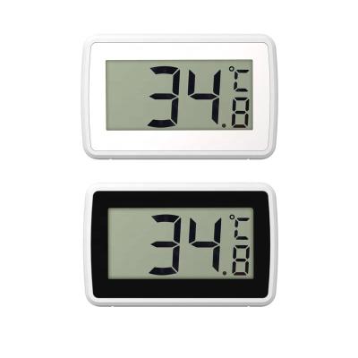 China Quick Response Fridge Freezer Thermometer Magnetic Digital Fridge Thermometer with Retractable Stand and Hanging Mount for sale