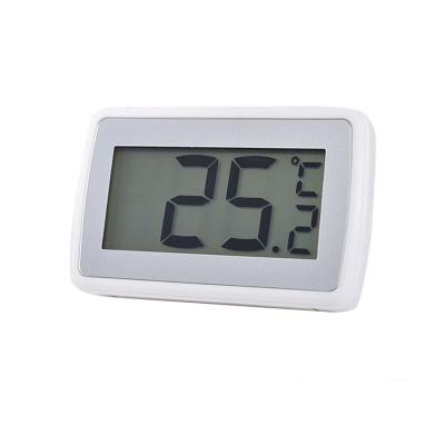 China Quick Response LCD Display Small Digital Fridge Thermometer With Hook for sale