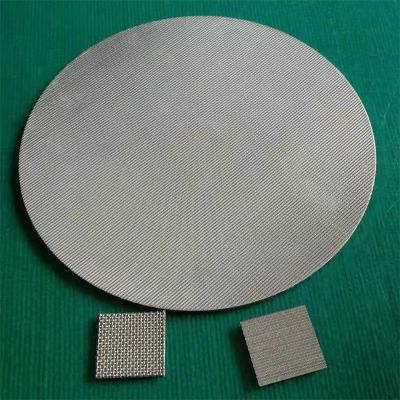 China Fluid plate in metal industry Sintered wire mesh in fluid bed of gas distribution Plasma welding sintered wire mesh for sale