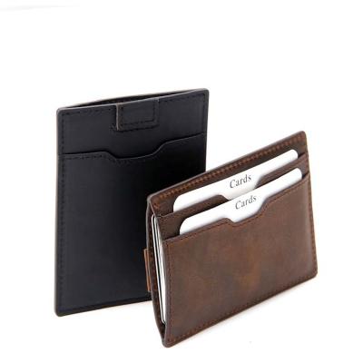 China RFID Blocking Designer Mens Genuine Leather Custom Wallet RFID Blocking Slim Card Wallet Business Card Holder Wallet Credit Card Walle Case for sale