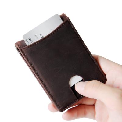 China RFID Blocking Amazon RFID Blocking Genuine Leather Wallet For Men Excellent Travel Wallet Credit Card Bifold Protector RFID Blocking Wallet for sale