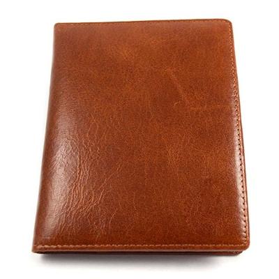 China RFID Blocking Wholesale Slim RFID Passport Holder for Men Leather Case Genuine Leather Passport Organizer Travel Wallet Passport Holder for sale