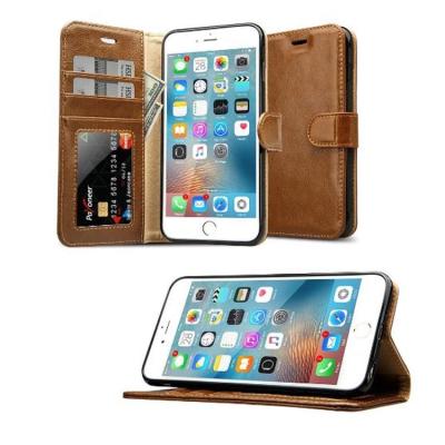 China Wholesale Credit Card Slot Smartphone Cell Phone Wallet 5.5 Inch Cell Phone Case Leather Mobile Wallet for sale