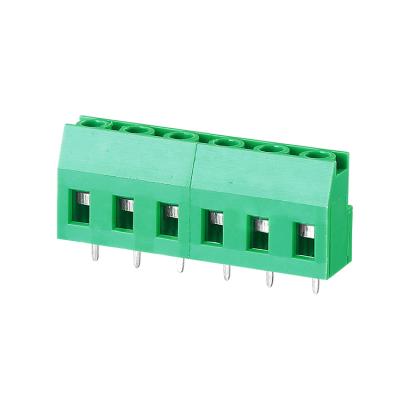 China WANLINK 7.5/7.62mm PCB Terminal Block With Rising Flange Brass Cage JM129-7.5/7.62 26-12AWG for sale