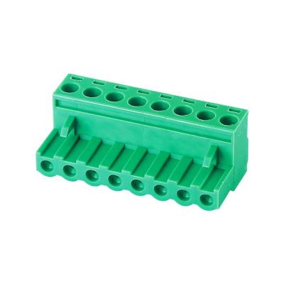 China Pitch 5.0mm / 5.08mm Pluggable Terminal Block Terminal Block 2EDGK-5.0 / 5.08 28-14AWG for sale