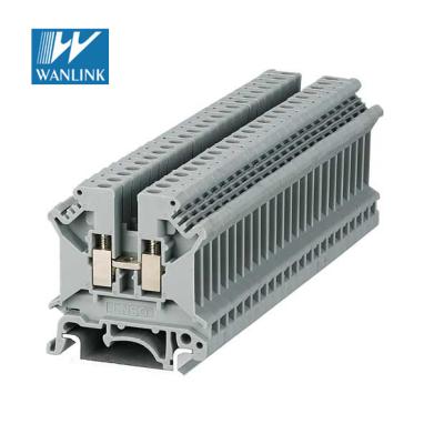 China good quality din rail screw crown type british terminal block TB UK5N 24 - 10AWG for sale